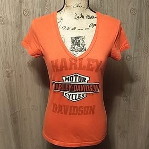 Ladies S Harley Davidson Fitted Graphic Tee